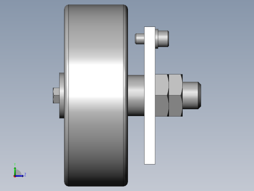 横移台车组件左视缩略图