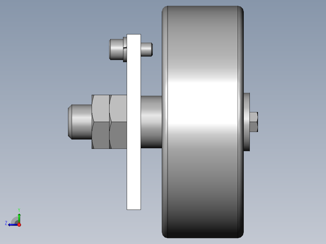 横移台车组件右视图