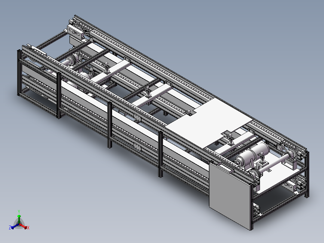 倍速链传送机设计模型