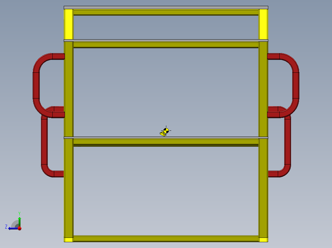 维修工作梯右视图