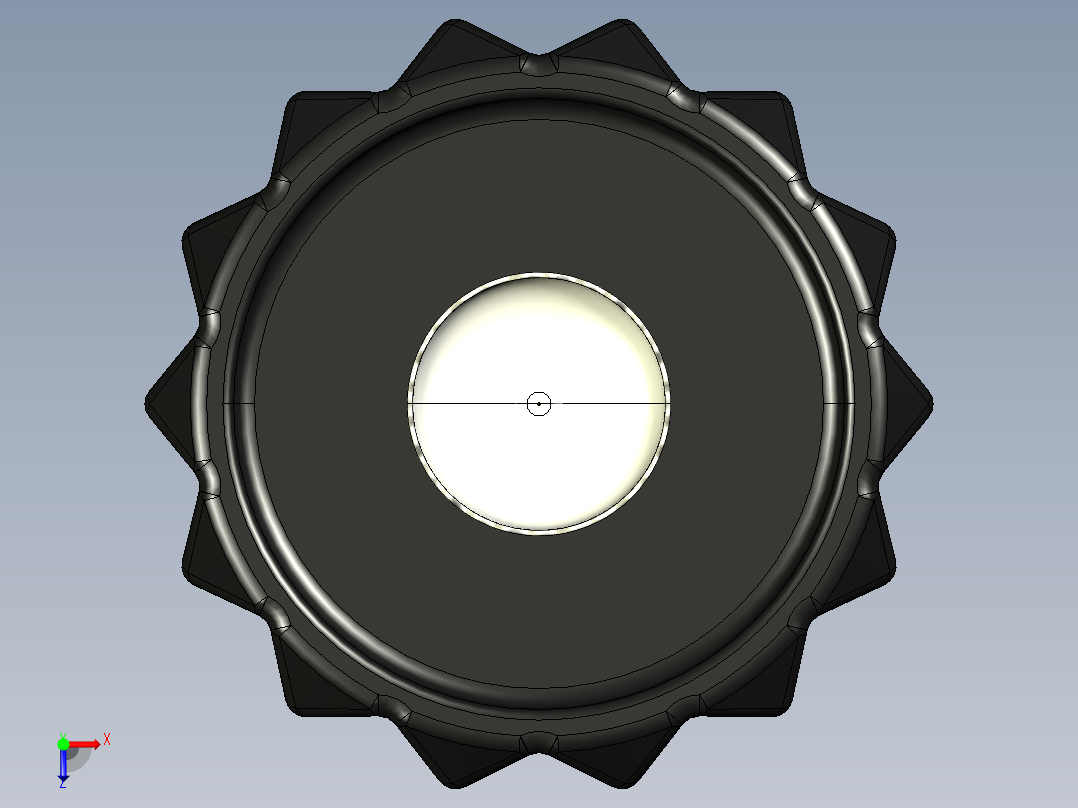 奢华风格玻璃酒杯俯视图