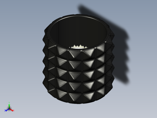 奢华风格玻璃酒杯正等轴测缩略图