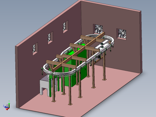 T610 悬挂喷涂输送线