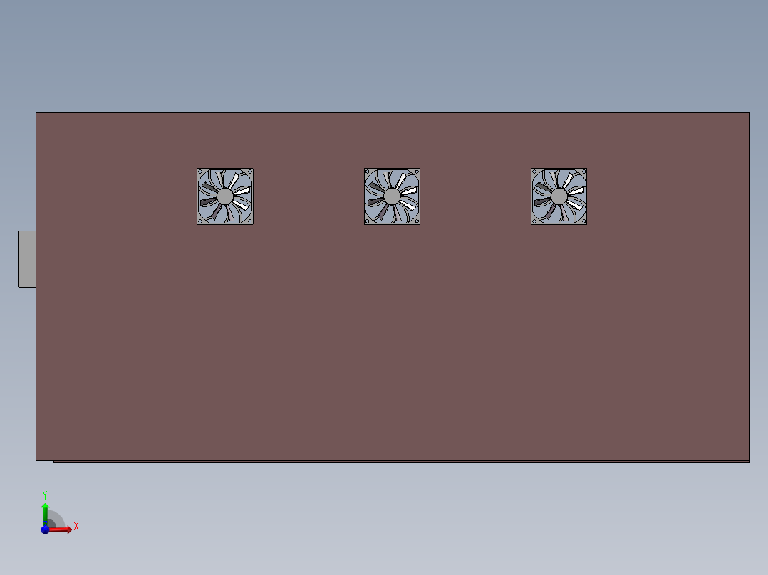 T610 悬挂喷涂输送线前视图