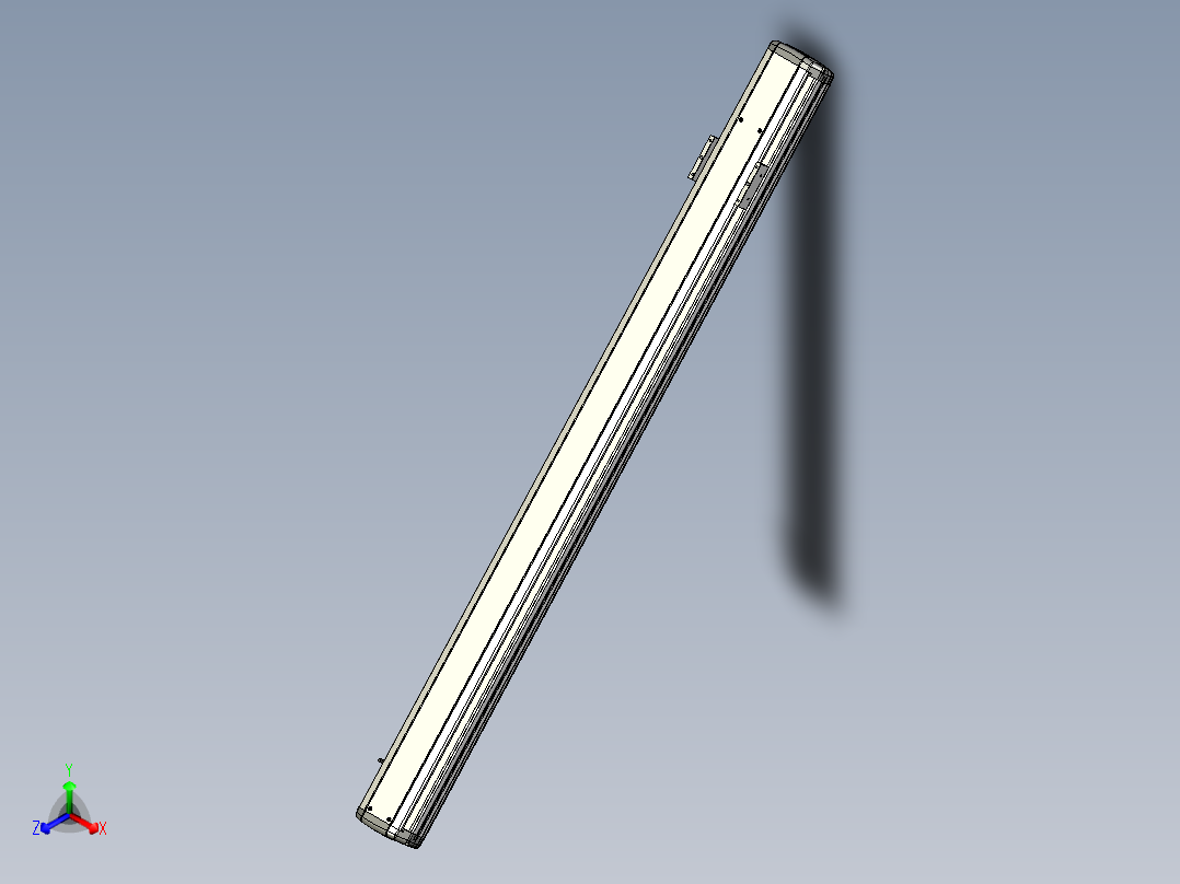 Toyo东佑达直线模组-ETH13-1300-M正等轴测图