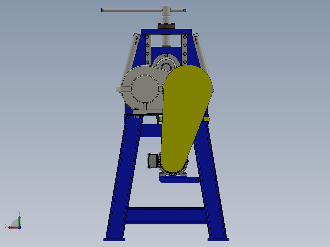 174管或棒料辊压机后视图