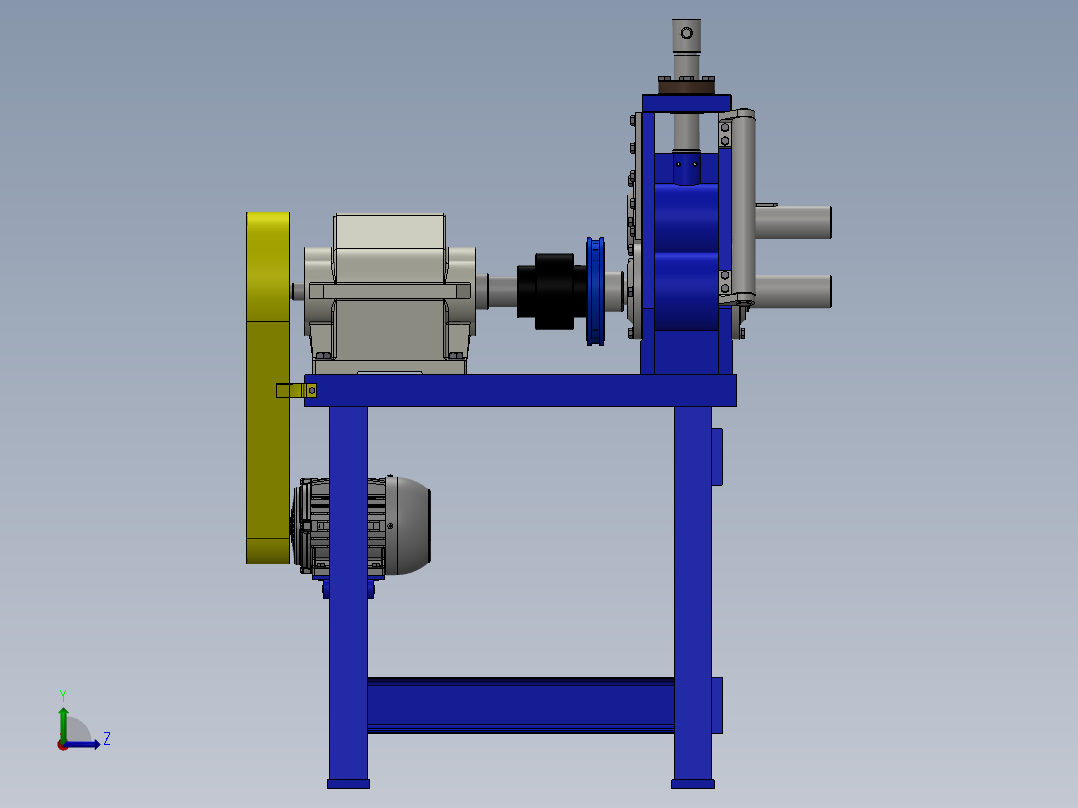 174管或棒料辊压机左视图