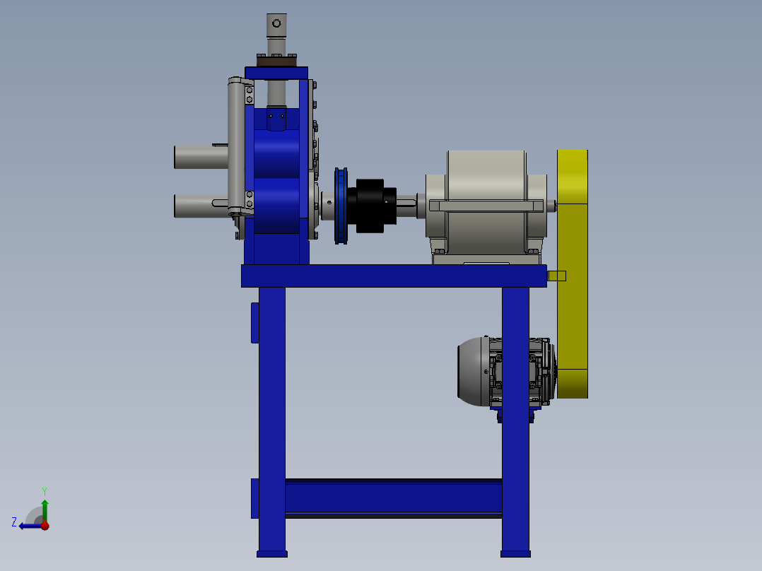 174管或棒料辊压机右视图