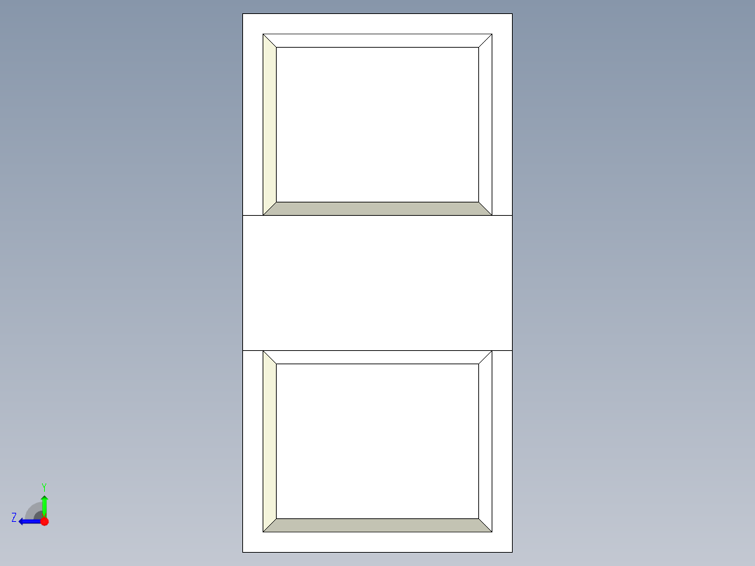 激光切料加长模右视图