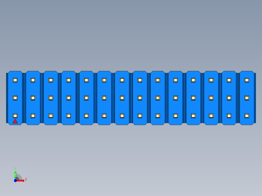 彩色公头100mil（2.54mm）系列-DS1021_blue_3x14p_100mil_Type5_rev1.0前视缩略图