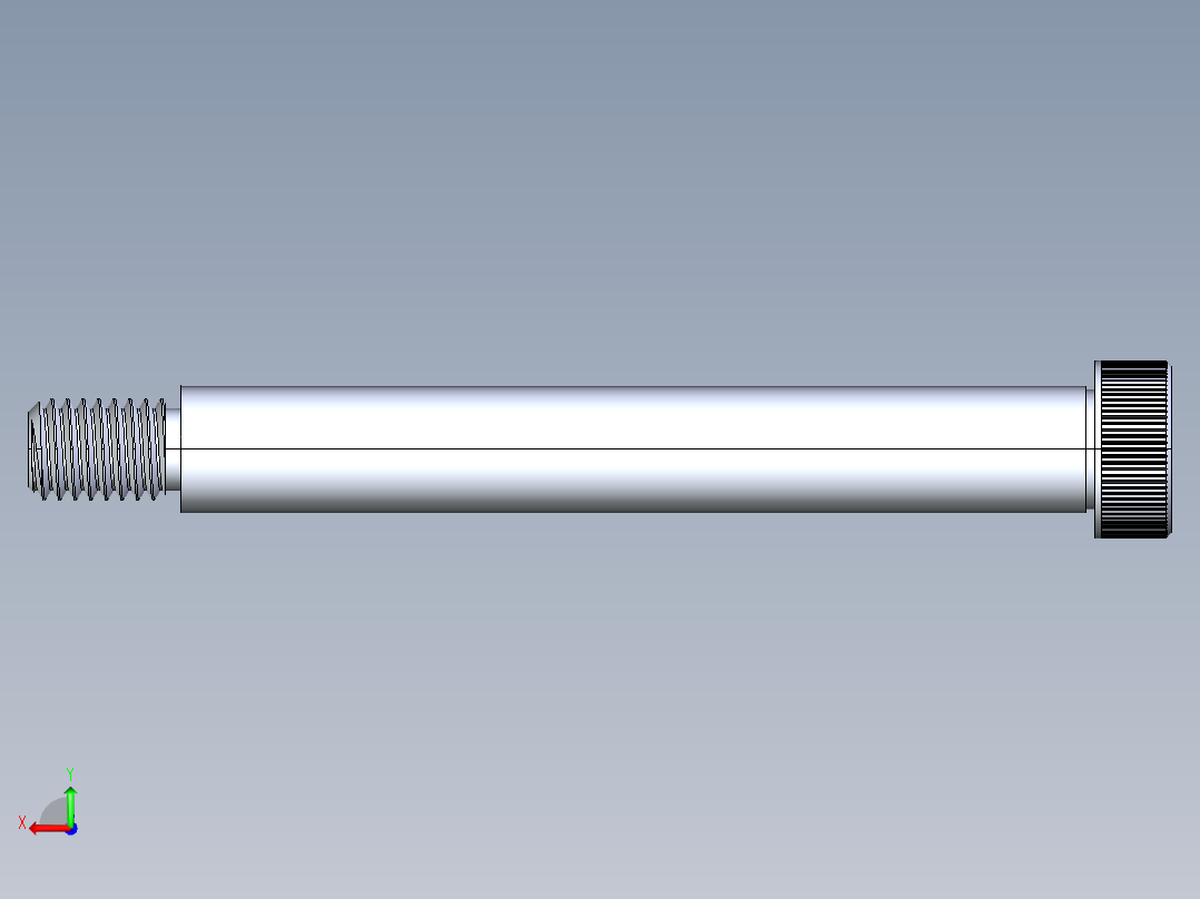 内六角螺螺栓-SB 0.500-13 x4.5后视图