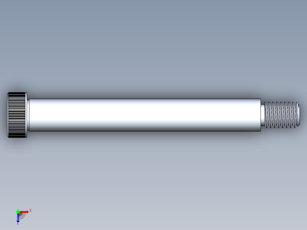 内六角螺螺栓-SB 0.500-13 x4.5俯视图