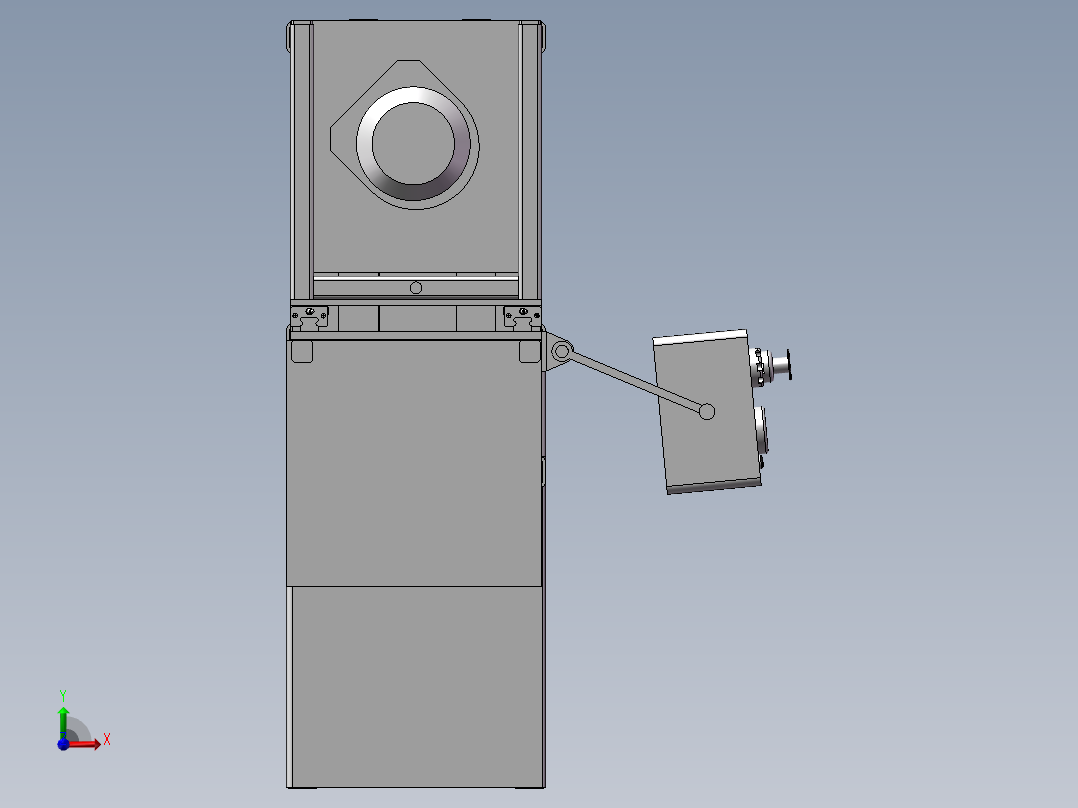珠宝玉器研磨机前视图