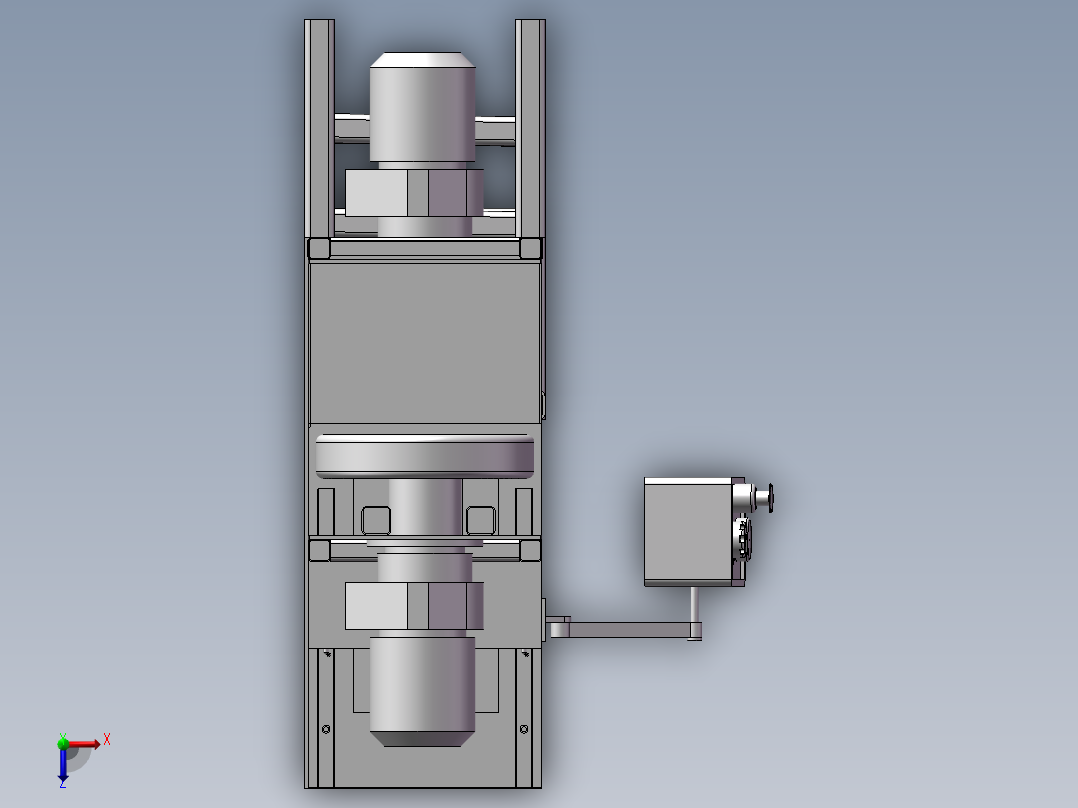 珠宝玉器研磨机俯视图