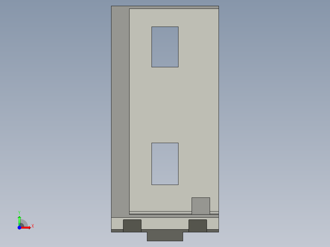 型材-BR 20X40 ANGLE BRACKET KJN523517前视图