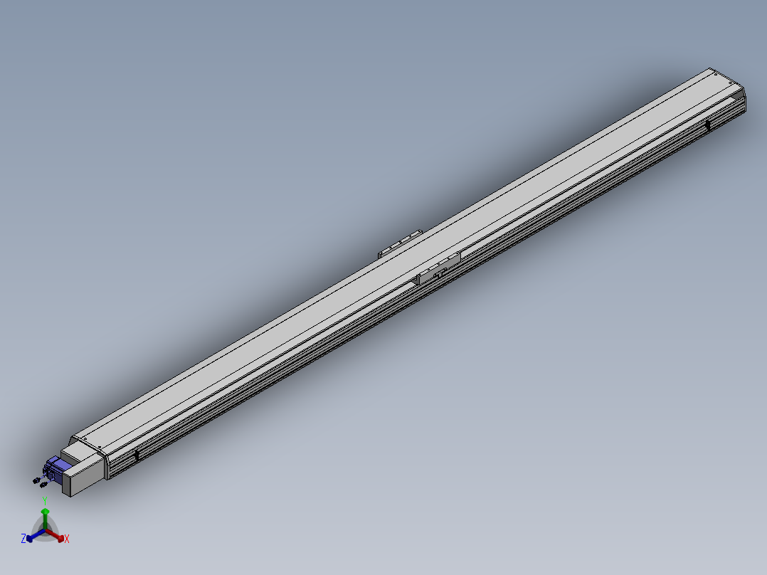 精密模组MT220-L150-3200-R-M75-C4正等轴测图