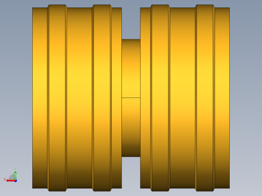水管接头Swivel Nut Connector 101GHSV-12后视缩略图