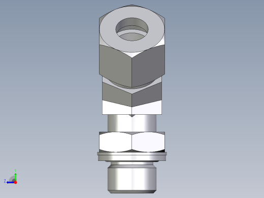 卡套式工业通用硬管接头EO_Adjustable_locknut_45_deg_elbow_VEE12ZSMCF右视缩略图