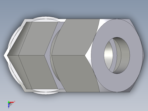 卡套式工业通用硬管接头EO_Adjustable_locknut_45_deg_elbow_VEE12ZSMCF俯视缩略图