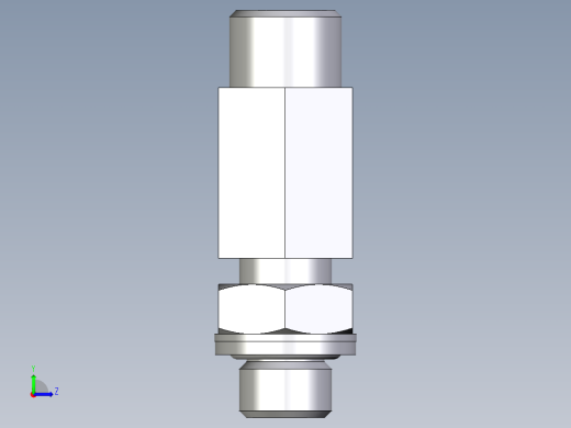 卡套式工业通用硬管接头EO_Adjustable_locknut_run_tee_LEE10LROMDCF左视缩略图