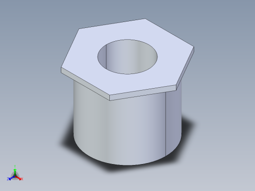 CPVC管件16-Sch80_ReducerBushing_SxSPIG_9837-210_1.5in x 0.75in正等轴测缩略图