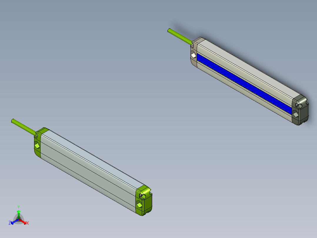 安全_区域传感器H2TLP1210_3D正等轴测图