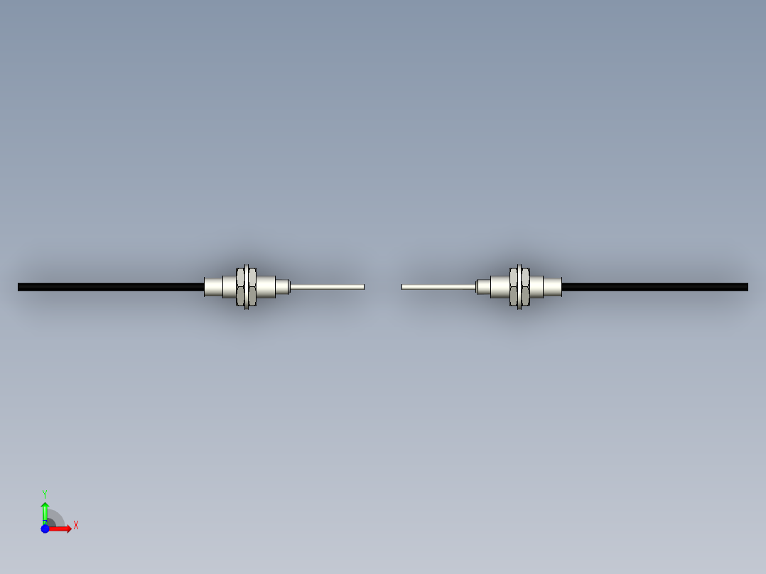光纤元件对射型FT-D610-S前视图