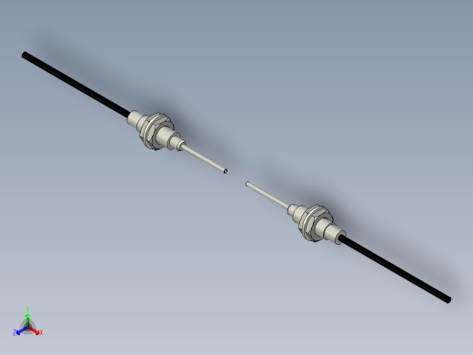 光纤元件对射型FT-D610-S正等轴测缩略图