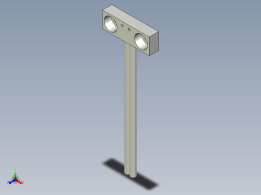 支架光纤_漫反射型FR-W11正等轴测缩略图