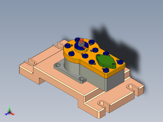 阀腔钻孔夹具设计（CAD图+Proe三维+说明书）