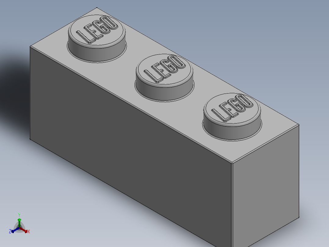 乐高套装 4421基本积木-362201 White Brick 1 x 3.SLDPRT