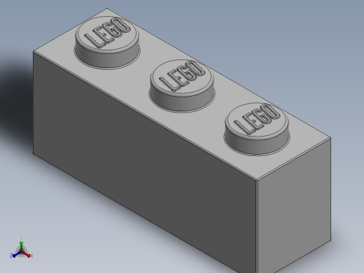 乐高套装 4421基本积木-362201 White Brick 1 x 3.SLDPRT
