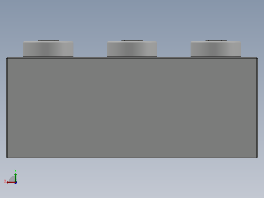 乐高套装 4421基本积木-362201 White Brick 1 x 3.SLDPRT后视缩略图