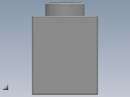 乐高套装 4421基本积木-362201 White Brick 1 x 3.SLDPRT右视缩略图