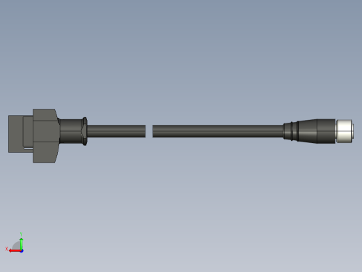 基恩士GT2-CH2M_5M_10M_20M_2_kc图纸模型后视缩略图