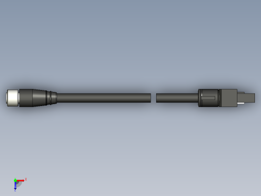 基恩士GT2-CH2M_5M_10M_20M_2_kc图纸模型俯视缩略图