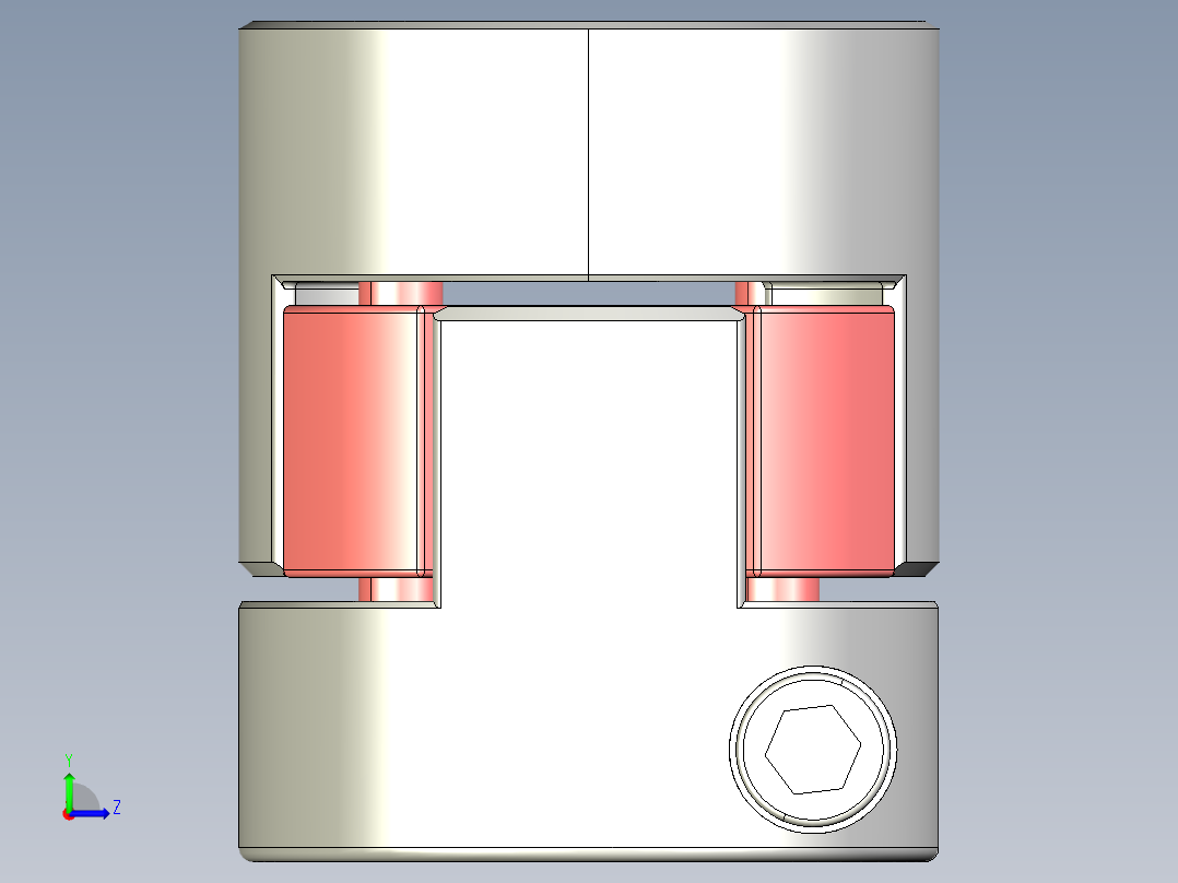联轴器 (28)左视图