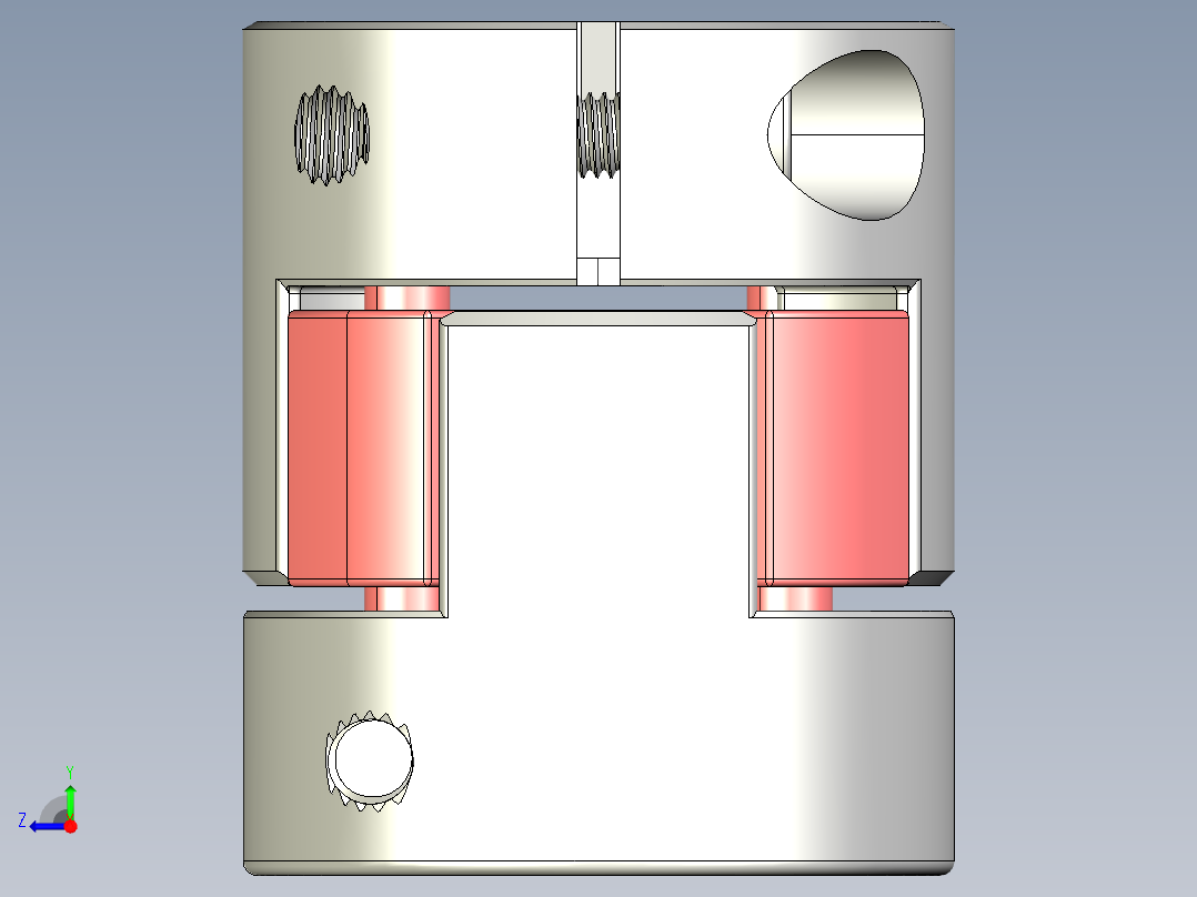 联轴器 (28)右视图