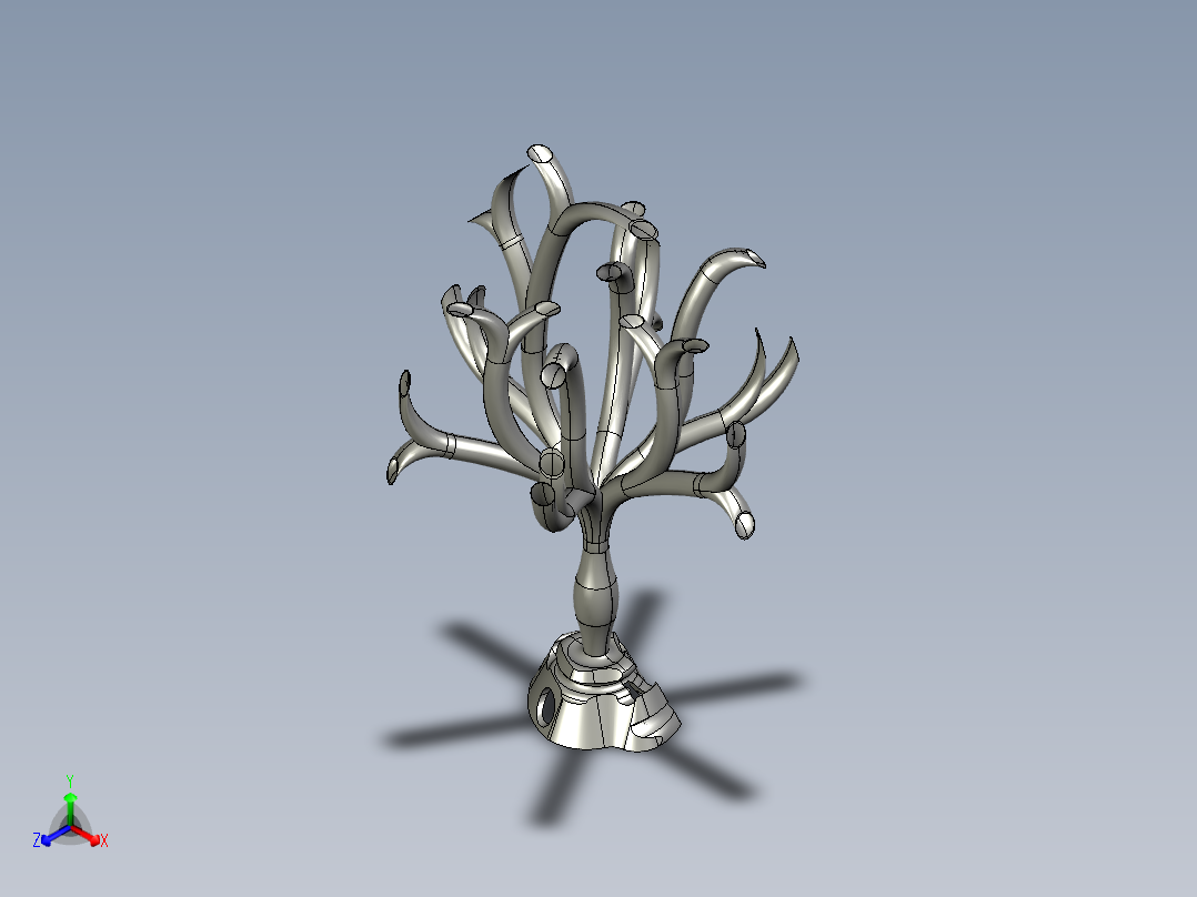 管状海藻正等轴测图