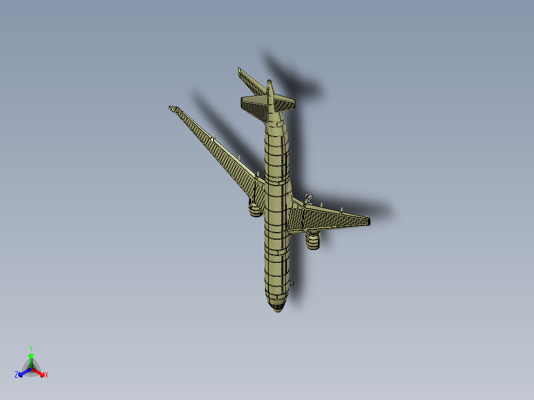 空客客机A330-300飞机模型