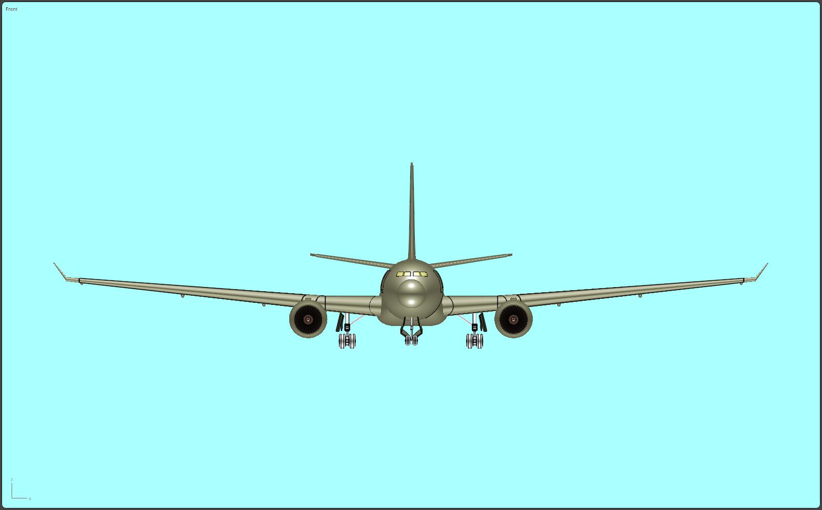 空客客机A330-300飞机模型