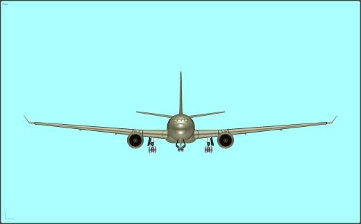 空客客机A330-300飞机模型缩略图