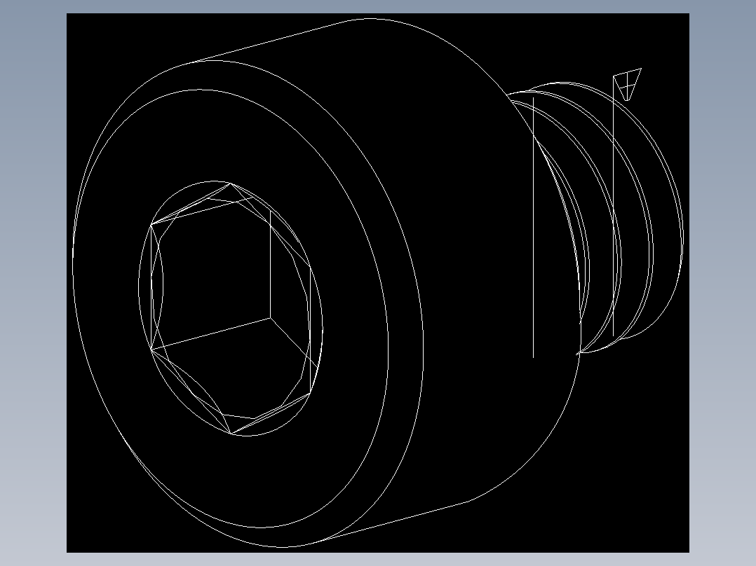 M3 x 0.5mm Thread 3mm LONG SOCKET HEAD CAP SCREW.DWG
