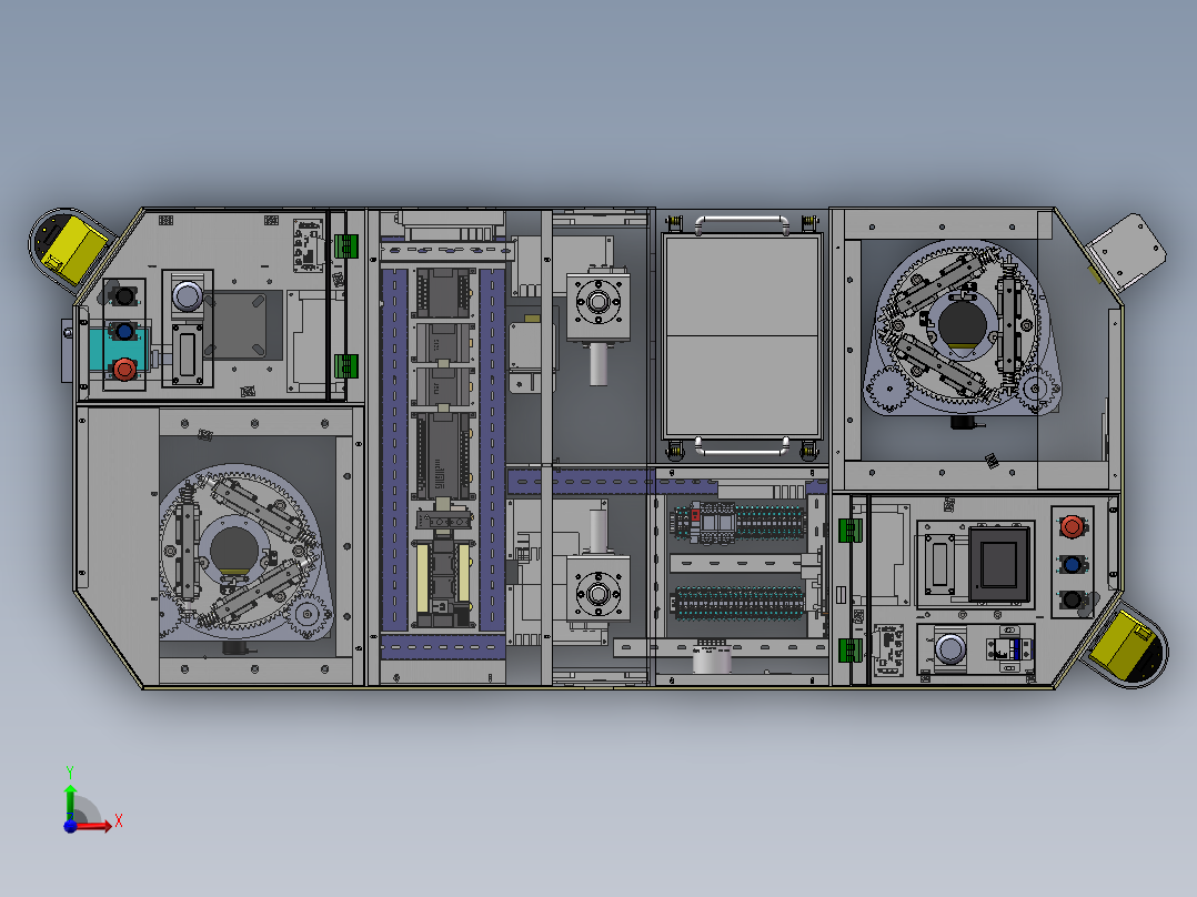 AGV搬运车3D数模图纸 Solidworks设计 附STEP格式前视图