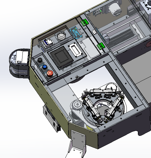 AGV搬运车3D数模图纸 Solidworks设计 附STEP格式