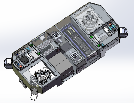 AGV搬运车3D数模图纸 Solidworks设计 附STEP格式缩略图