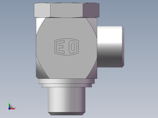 铰接式90度接头、1DI-22-20前视缩略图