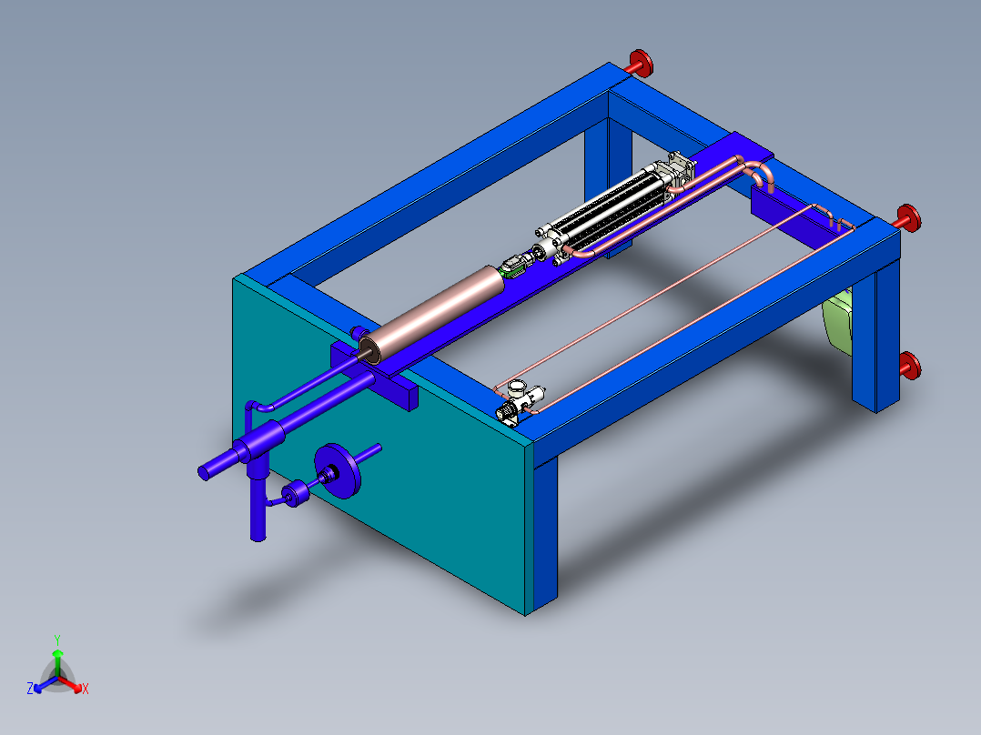 B2003962-液体灌装机正等轴测图