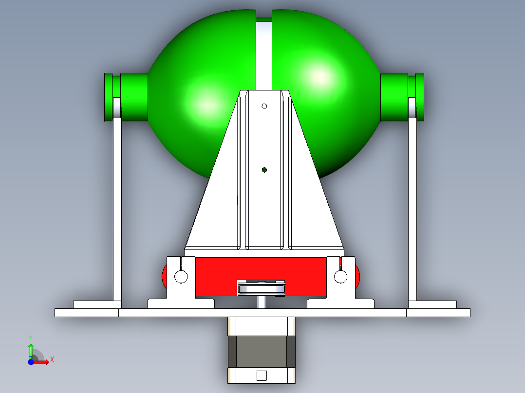 B3004007-紧急呼吸机设计前视图