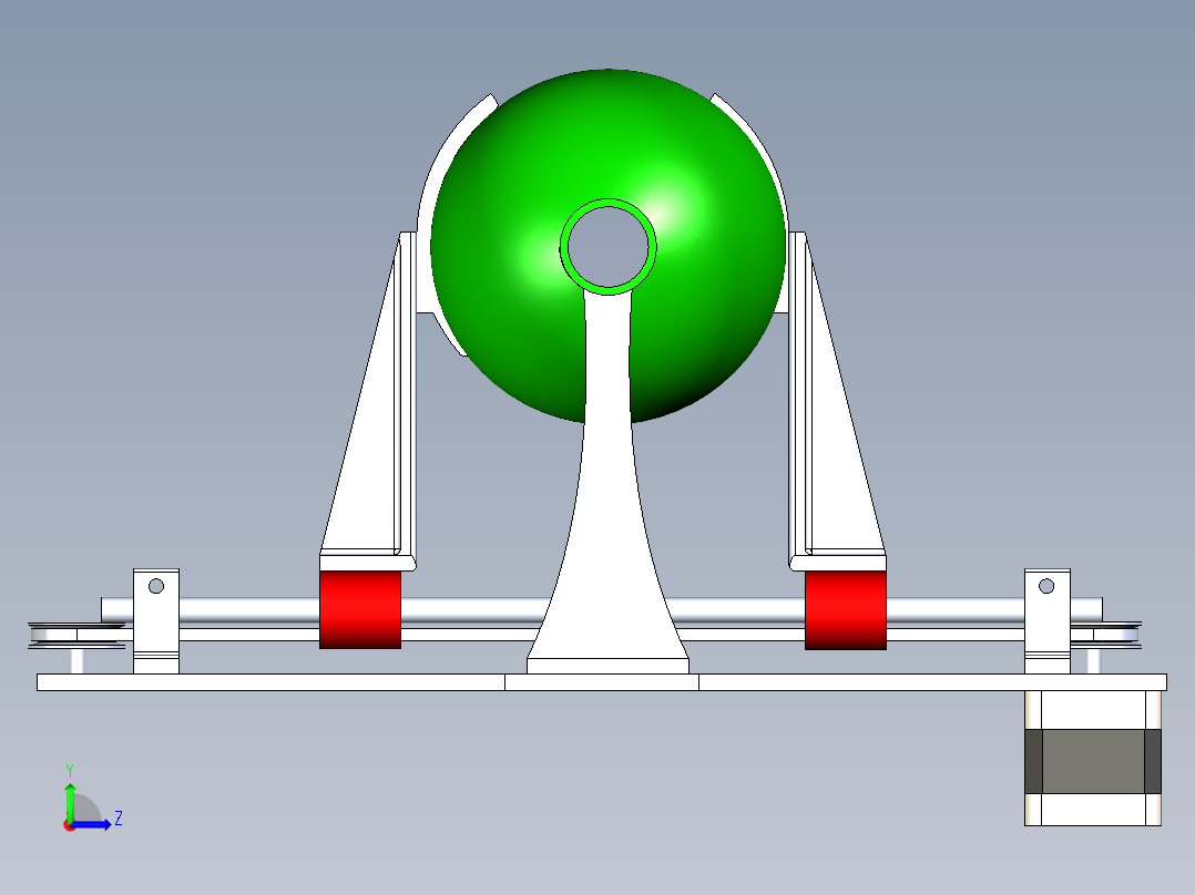 B3004007-紧急呼吸机设计左视图